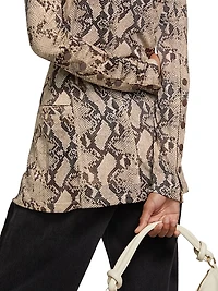 Zena Snake-Print Shirt