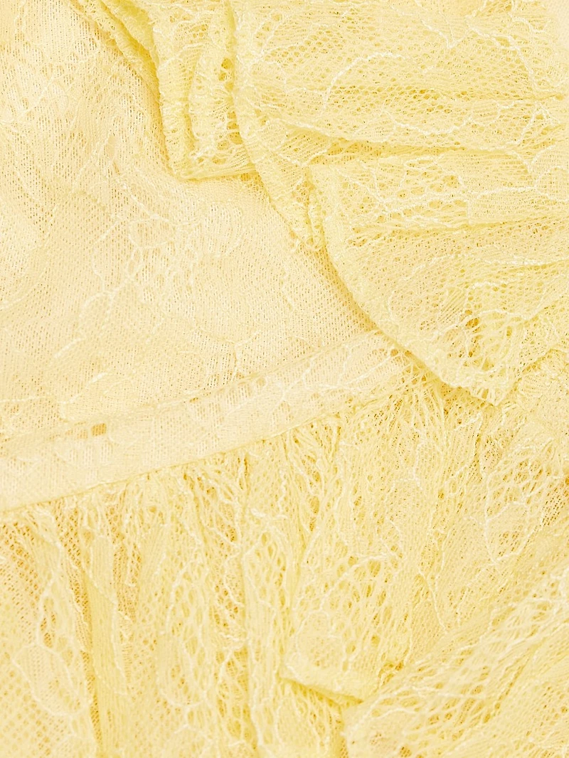 Filipe Lace Ruffle Top