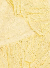 Filipe Lace Ruffle Top