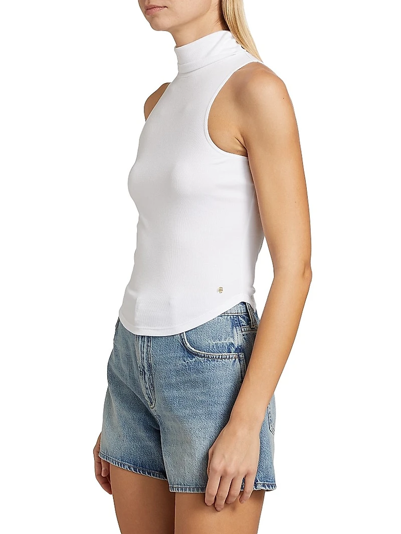 Jennie Sleeveless Turtleneck Top