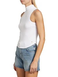 Jennie Sleeveless Turtleneck Top
