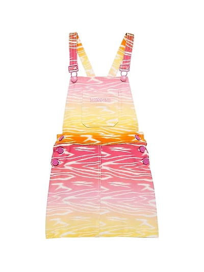 Little Girl's & Girl's Gradient Overall Dress