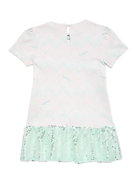 Little Girl's & Girl's Short Sleeve Dress