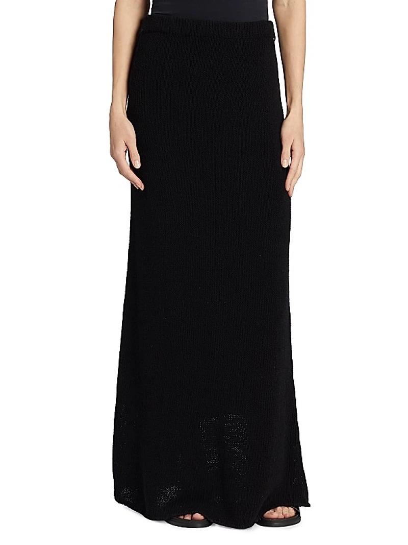 Fumaia Silk Maxi Skirt