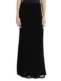 Fumaia Silk Maxi Skirt