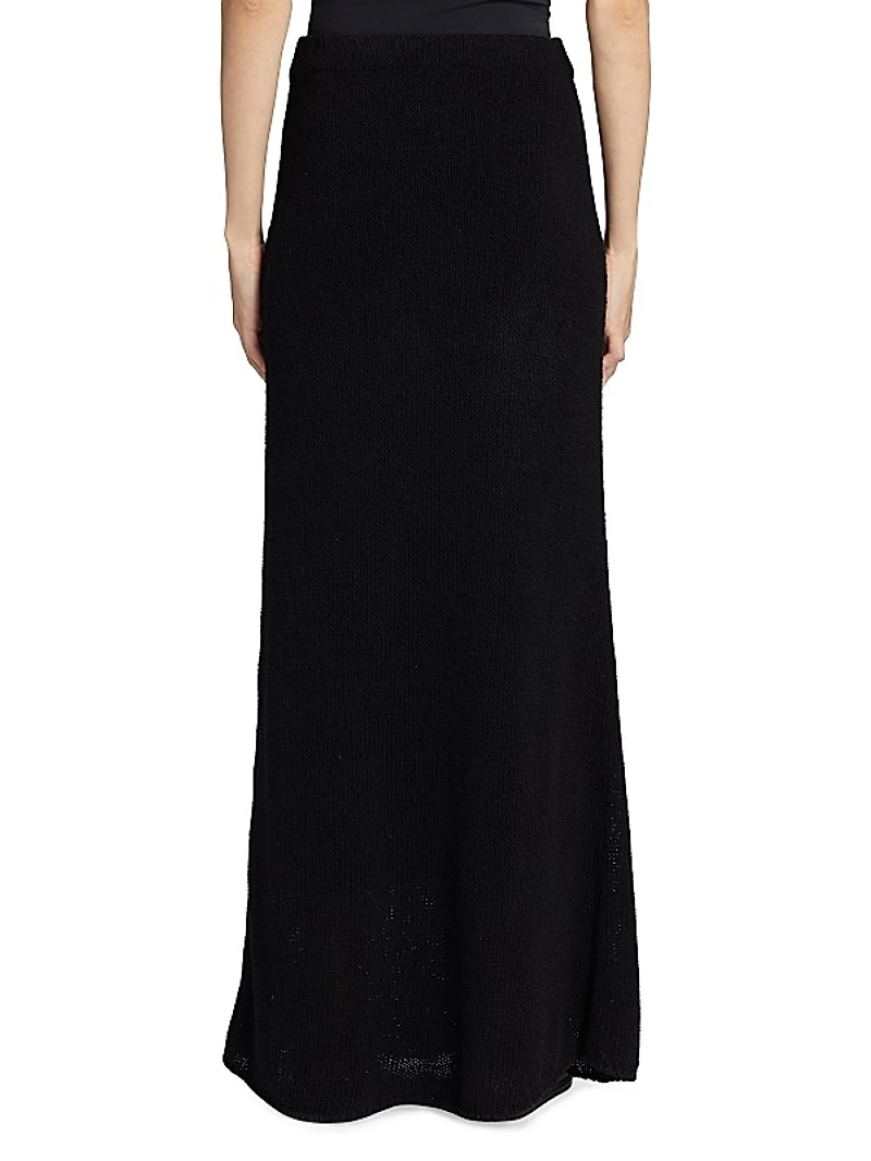 Fumaia Silk Maxi Skirt