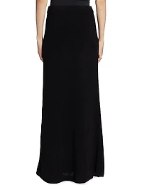 Fumaia Silk Maxi Skirt