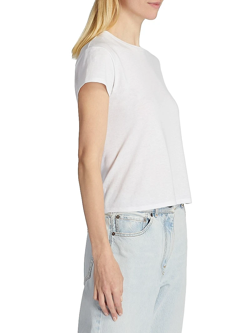 Tori Short-Sleeve Cotton Top