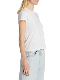Tori Short-Sleeve Cotton Top