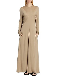 Venusia Long-Sleeve Maxi Dress