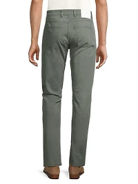 Piqué Microstructure Super Light Cotton Pants