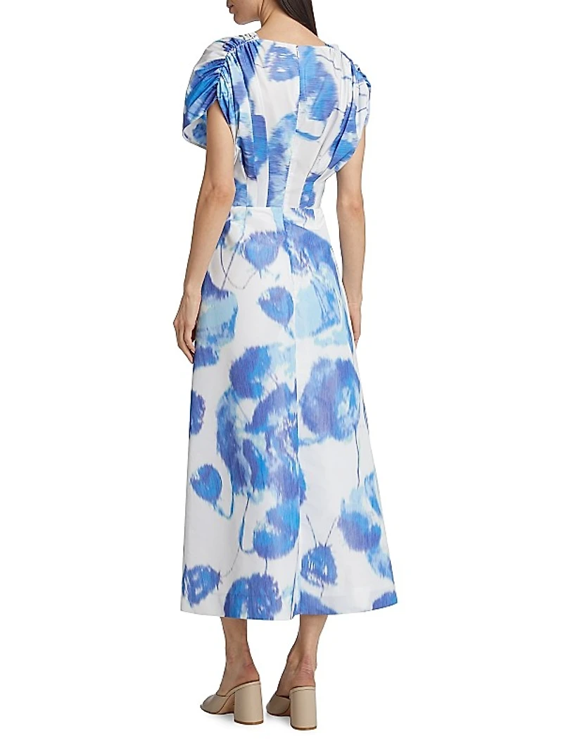Isabel Printed Midi-Dress