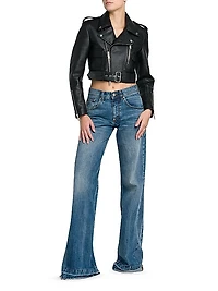 Faux Leather Moto Jacket