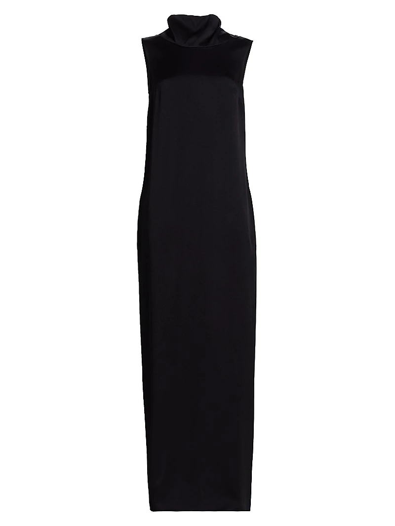 Scarf Neck Maxi Dress