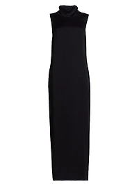 Scarf Neck Maxi Dress