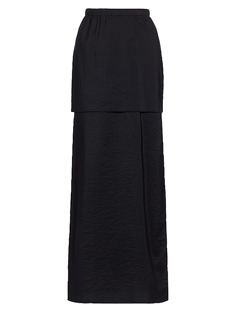 Double Layer Split Skirt