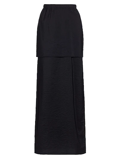 Double Layer Split Skirt