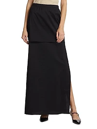 Double Layer Split Skirt