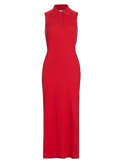 Sleeveless Polo Dress