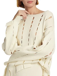 Slash Panel Sweater