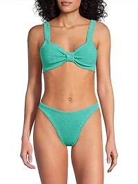 Bonnie Twisted Knit Bikini Set