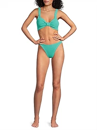 Bonnie Twisted Knit Bikini Set