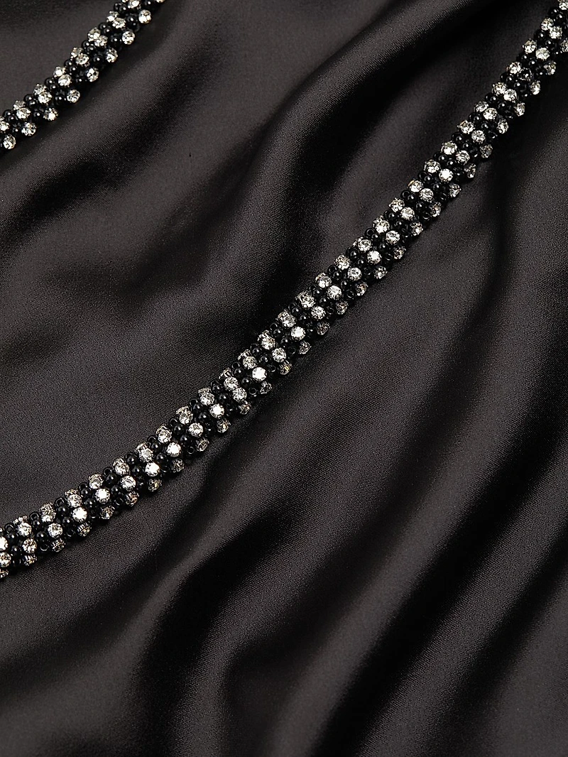 Lyla Strapless Beaded Minidress