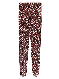 Printed Mesh Tights