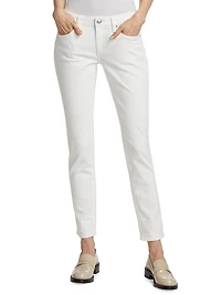 Dre Low-Rise Slim Boyfriend Jeans