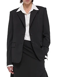 Wool Tailored Blazer