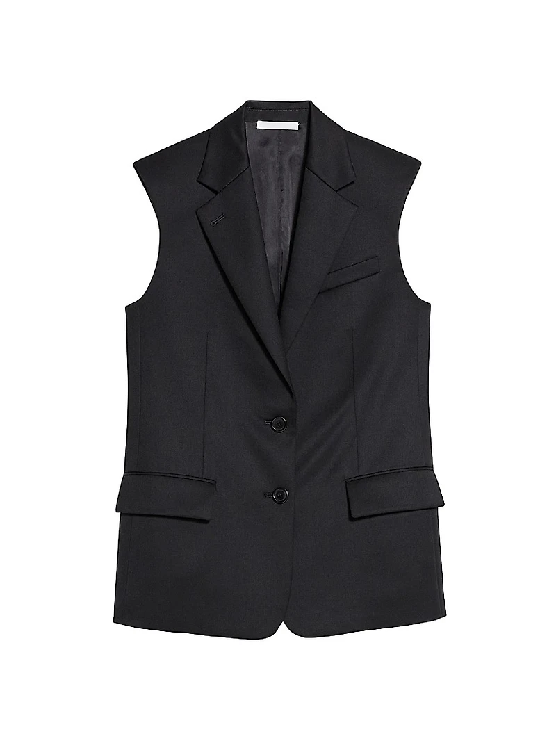Wool Blazer Vest