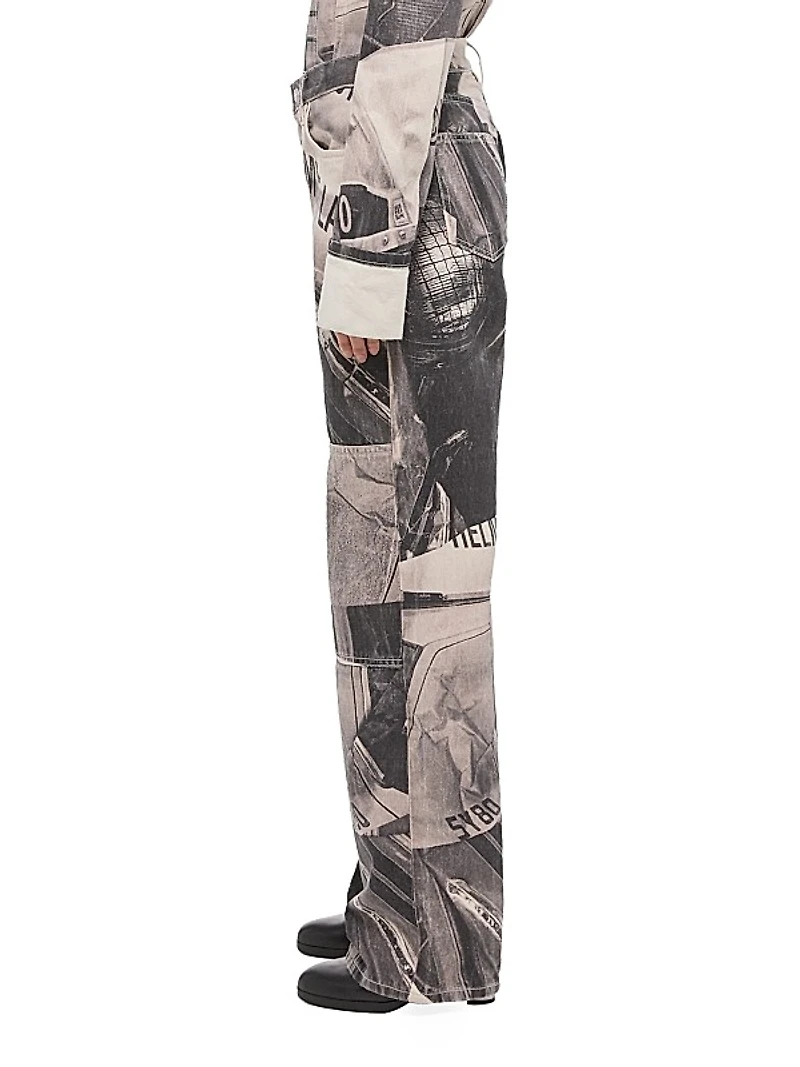Graphic High-Rise Carpenter Jeans