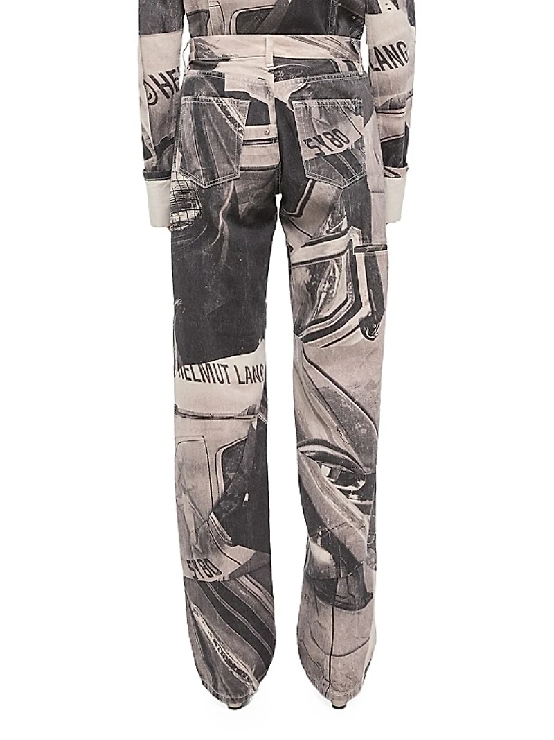 Graphic High-Rise Carpenter Jeans