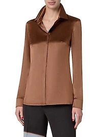 Stretch Satin Shirt