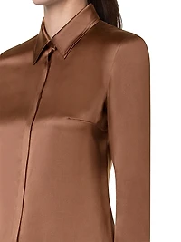 Stretch Satin Shirt
