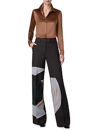 Stretch Satin Shirt