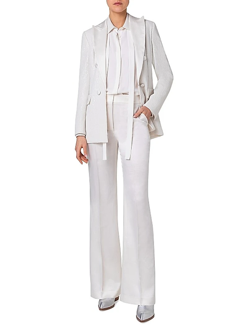 Lucia Sequin Tuxedo Jacket