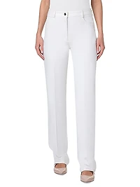 Meg Denim-Stretch Slim Pants