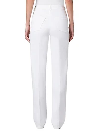 Meg Denim-Stretch Slim Pants