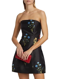 Alanna Floral Strapless Dress
