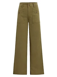 The Premium Cargo Wide-Leg Pants