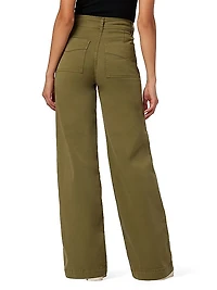 The Premium Cargo Wide-Leg Pants
