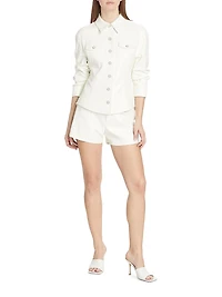 Eileen Vegan Leather Shorts