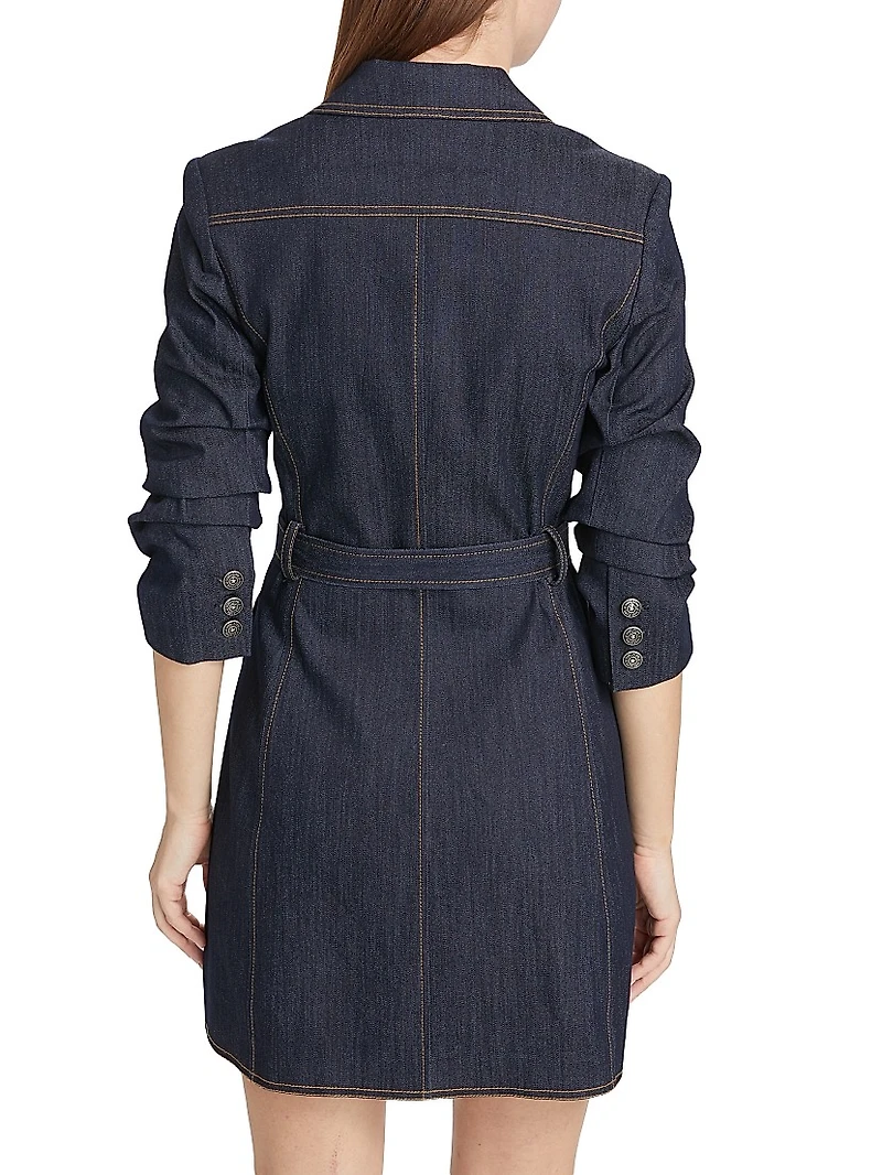 Jenessa Denim Blazer Minidress