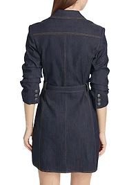 Jenessa Denim Blazer Minidress