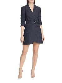 Jenessa Denim Blazer Minidress
