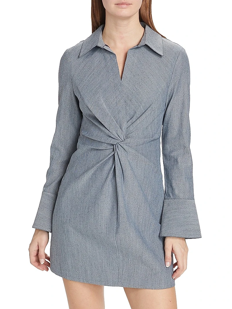 Mckenna Twist-Front Minidress