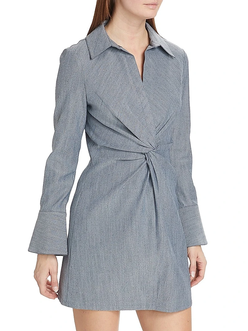 Mckenna Twist-Front Minidress