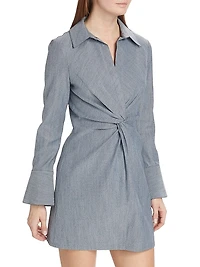 Mckenna Twist-Front Minidress