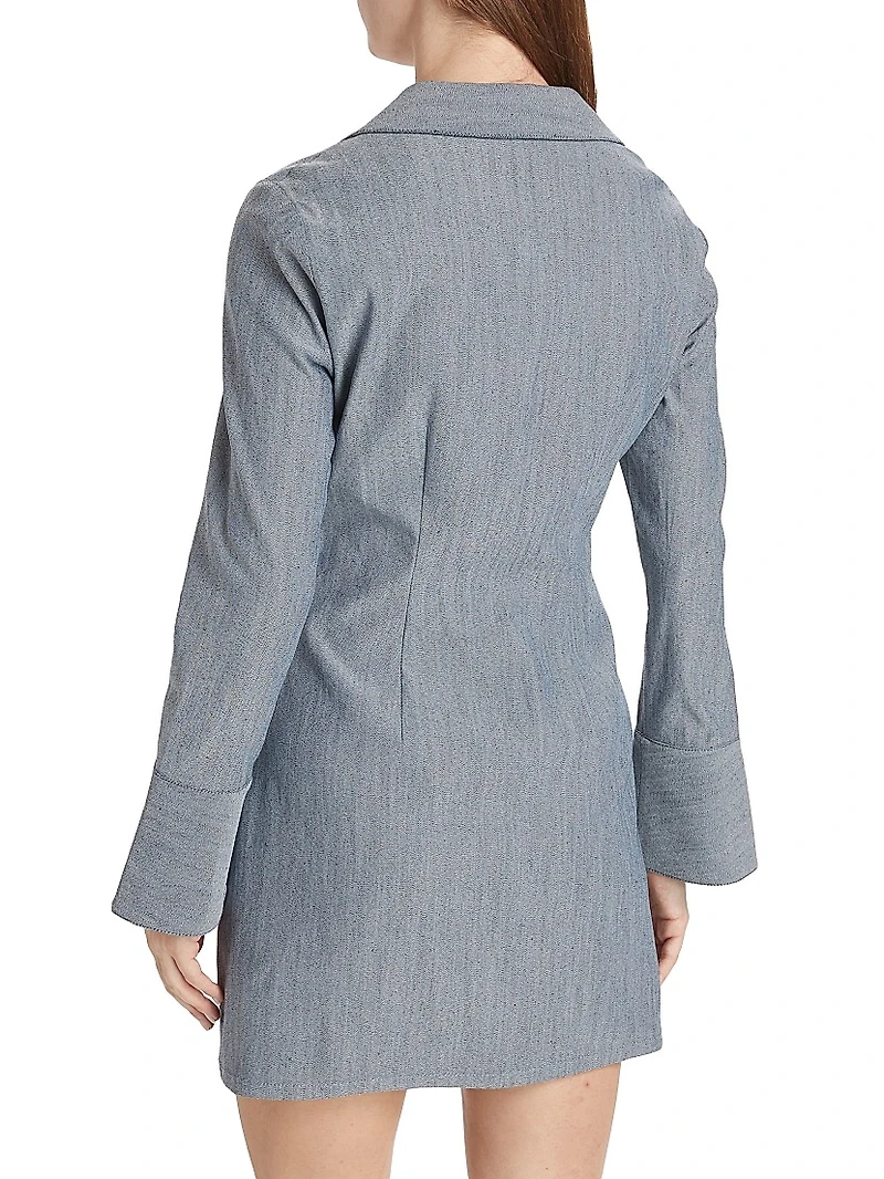 Mckenna Twist-Front Minidress